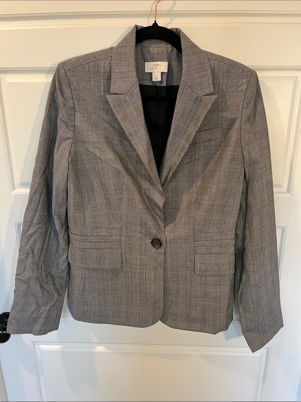Loft plaid blazer 6
